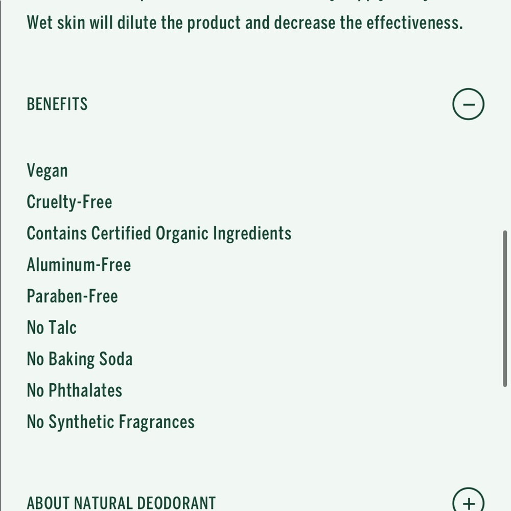 SOLD OUT Corpus Natural deodorant California - Picture 5 of 5